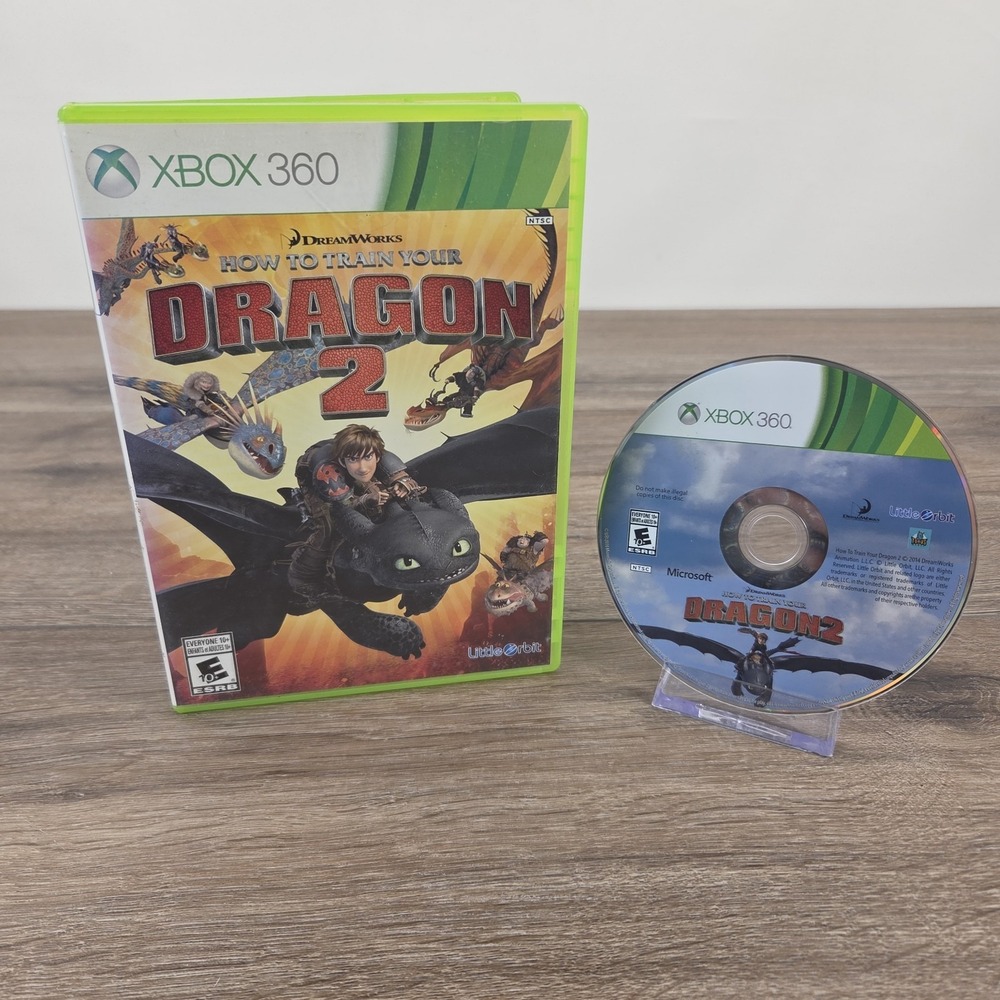 How to Train Your Dragon 2 Xbox 360 Video Game No Manual Tested Working